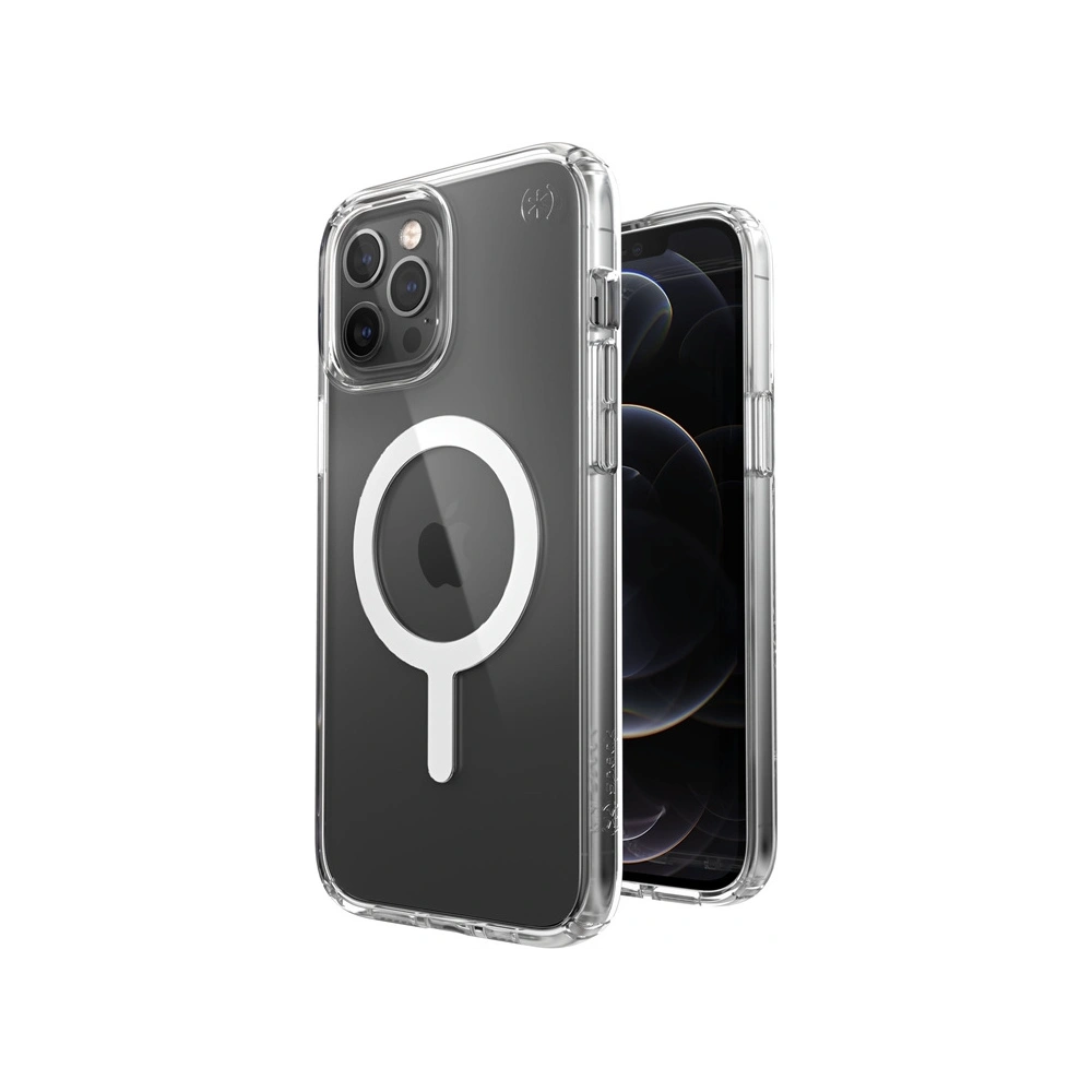 Hurtownia GSM - Etui Speck Presidio Perfect Clear + MagSafe Apple iPhone 12 Pro Max s povrchovou úpravou MICROBAN (Čiré) - SPK229CL - {ean13} - Hurt