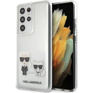 Hurtownia GSM - Etui Karl Lagerfeld KLHCS21LCKTR Samsung Galaxy S21 Ultra hardcase Transparent Karl & Choupette - KLD478CL - {ean13} - Hurt