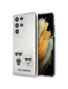 Etui Karl Lagerfeld KLHCS21LCKTR Samsung Galaxy S21 Ultra hardcase Transparent Karl & Choupette