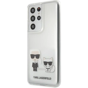 Hurtownia GSM - Etui Karl Lagerfeld KLHCS21LCKTR Samsung Galaxy S21 Ultra hardcase Transparent Karl & Choupette - KLD478CL - {ean13} - Hurt