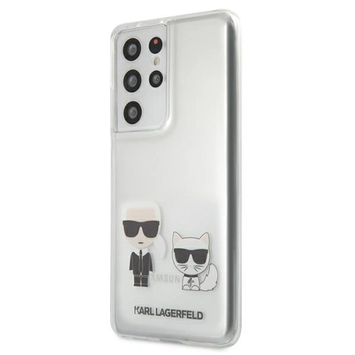 Etui Karl Lagerfeld KLHCS21LCKTR Samsung Galaxy S21 Ultra hardcase Transparent Karl & Choupette