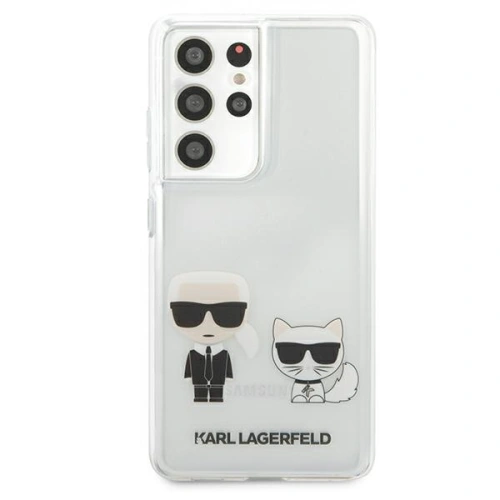 Etui Karl Lagerfeld KLHCS21LCKTR Samsung Galaxy S21 Ultra hardcase Transparent Karl & Choupette