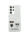 Wholesale Karl Lagerfeld KLHCS21LCKTR Samsung Galaxy S21 Ultra hardcase Transparent Karl & Choupette - KLD478CL - {ean13} - Hurt