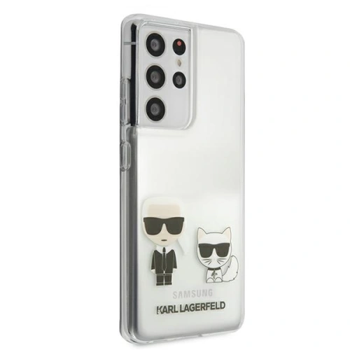 Etui Karl Lagerfeld KLHCS21LCKTR Samsung Galaxy S21 Ultra hardcase Transparent Karl & Choupette