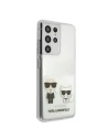 Wholesale Karl Lagerfeld KLHCS21LCKTR Samsung Galaxy S21 Ultra hardcase Transparent Karl & Choupette - KLD478CL - {ean13} - Hurt