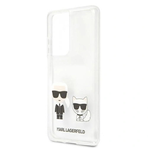 Etui Karl Lagerfeld KLHCS21LCKTR Samsung Galaxy S21 Ultra hardcase Transparent Karl & Choupette