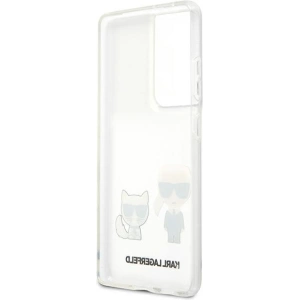 Hurtownia GSM - Etui Karl Lagerfeld KLHCS21LCKTR Samsung Galaxy S21 Ultra hardcase Transparent Karl & Choupette - KLD478CL - {ean13} - Hurt