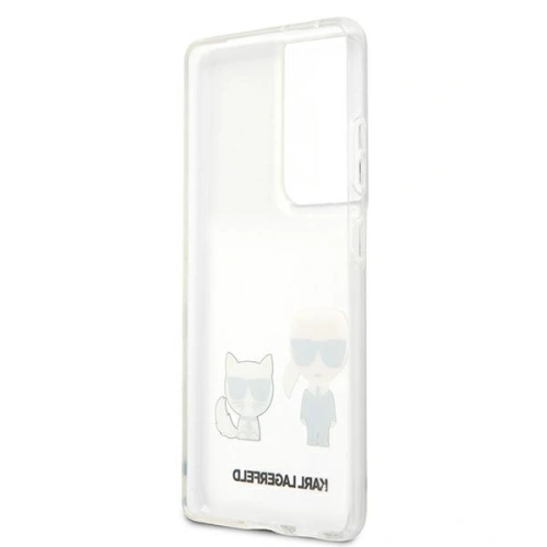 Etui Karl Lagerfeld KLHCS21LCKTR Samsung Galaxy S21 Ultra hardcase Transparent Karl & Choupette
