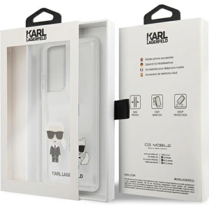 Hurtownia GSM - Etui Karl Lagerfeld KLHCS21LCKTR Samsung Galaxy S21 Ultra hardcase Transparent Karl & Choupette - KLD478CL - {ean13} - Hurt