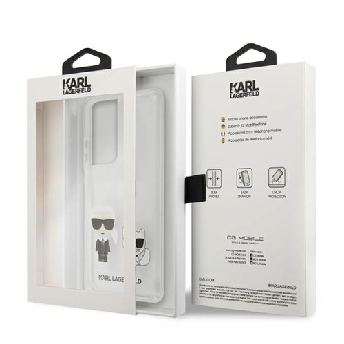 Etui Karl Lagerfeld KLHCS21LCKTR Samsung Galaxy S21 Ultra hardcase Transparent Karl & Choupette