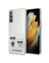 Etui Karl Lagerfeld KLHCS21MCKTR Samsung Galaxy S21+ Plus hardcase Transparent Karl & Choupette