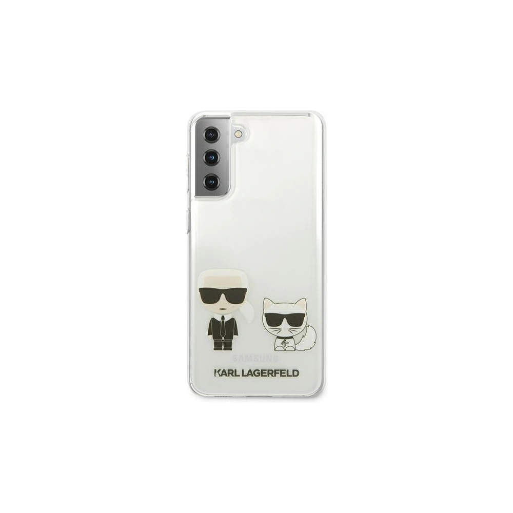 Hurtownia GSM - Etui Karl Lagerfeld KLHCS21MCKTR Samsung Galaxy S21+ Plus tvrdý obal Transparentní Karl & Choupette - KLD479CL - {ean13} - Hurt