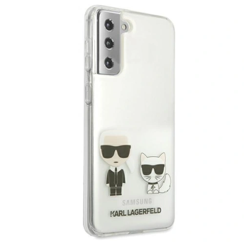 Etui Karl Lagerfeld KLHCS21MCKTR Samsung Galaxy S21+ Plus hardcase Transparent Karl & Choupette