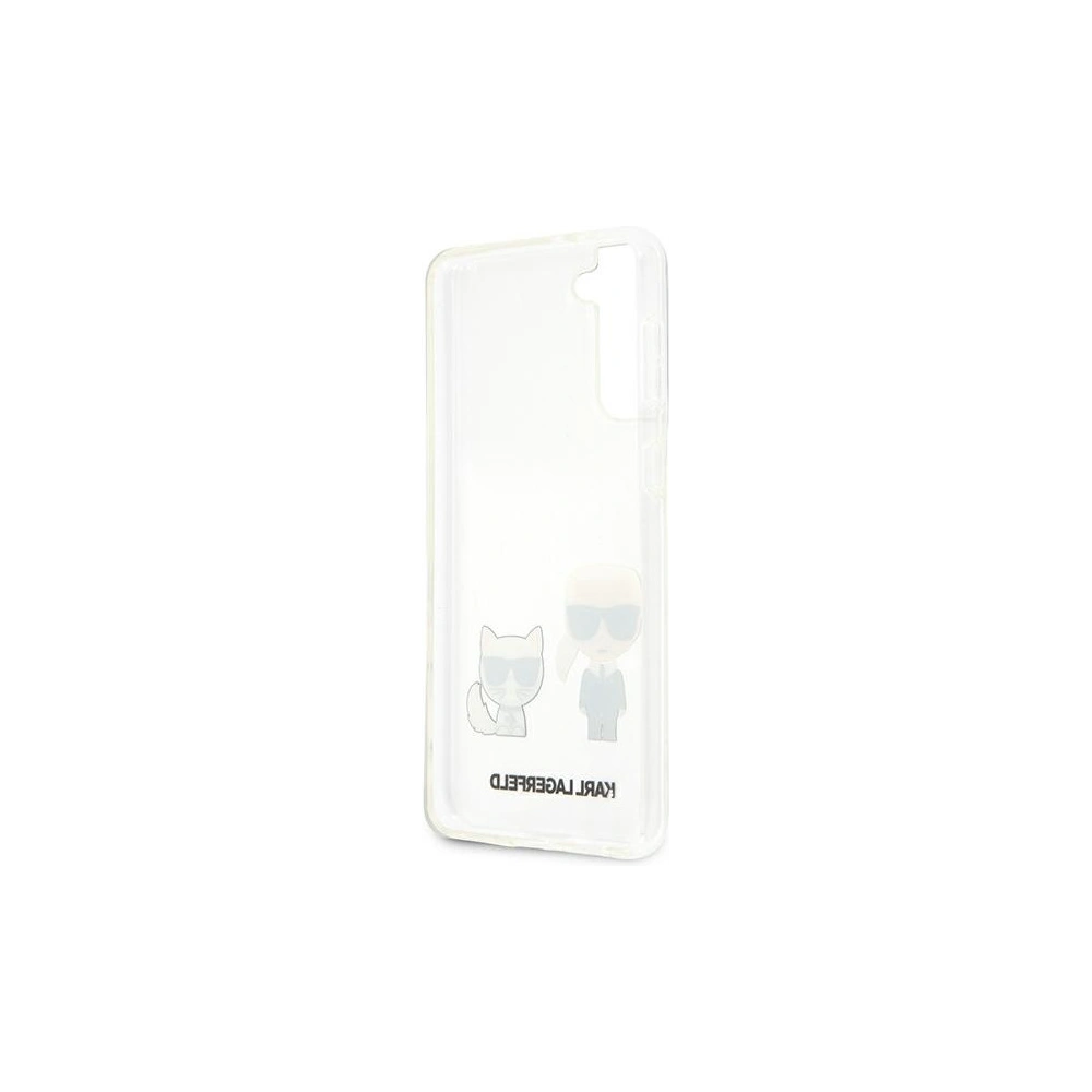 Hurtownia GSM - Etui Karl Lagerfeld KLHCS21MCKTR Samsung Galaxy S21+ Plus tvrdý obal Transparentní Karl & Choupette - KLD479CL - {ean13} - Hurt