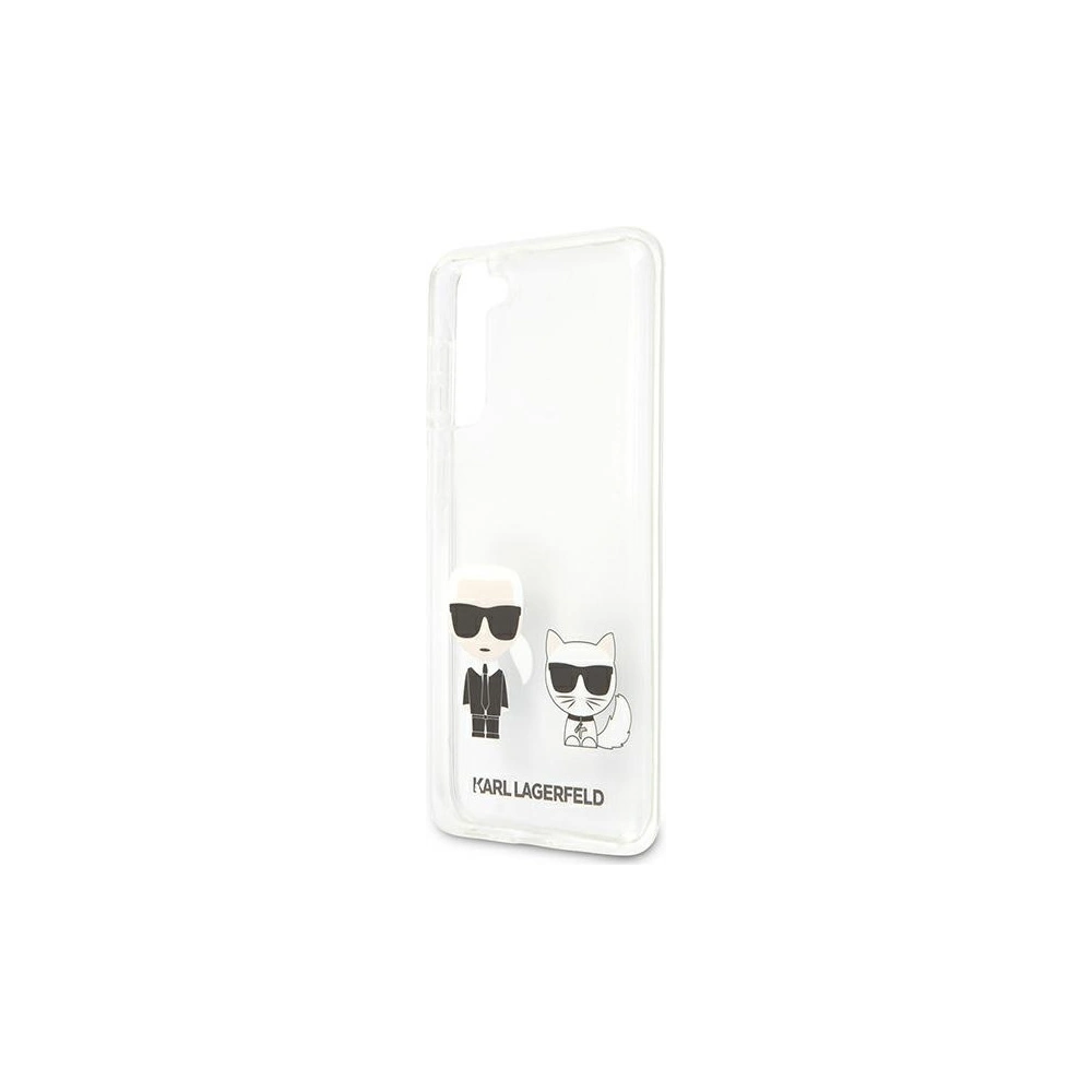 Hurtownia GSM - Etui Karl Lagerfeld KLHCS21SCKTR Samsung Galaxy S21 hardcase Transparent Karl & Choupette - KLD480CL - {ean13} - Hurt