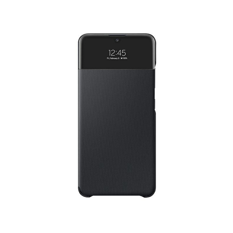 Samsung Distributor - 8806092052635 - SMG402BLK - Samsung Galaxy A32 4G EF-EA325PB black S View Wallet Cover - B2B homescreen