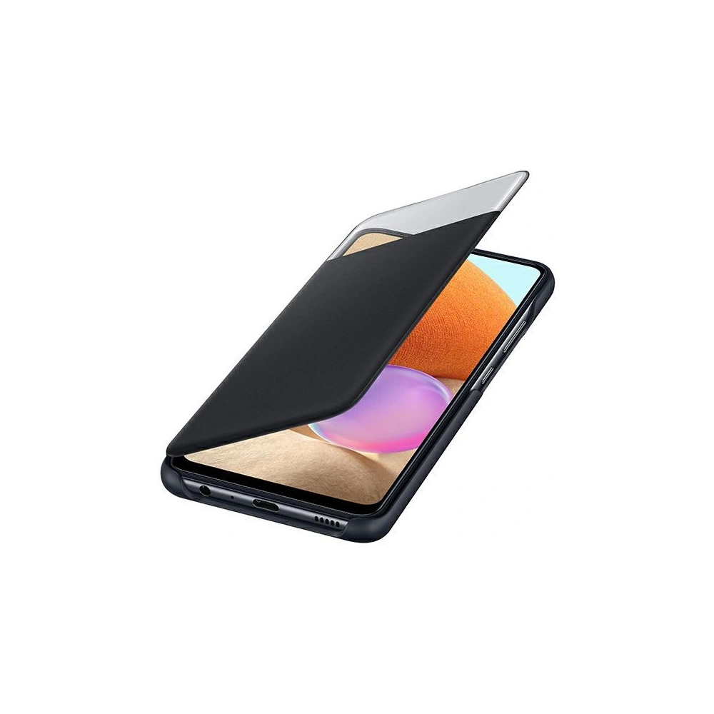 Hurtownia GSM - Etui Samsung Galaxy A32 LTE EF-EA325PB černý/black S View Wallet Cover - SMG402BLK - {ean13} - Hurt