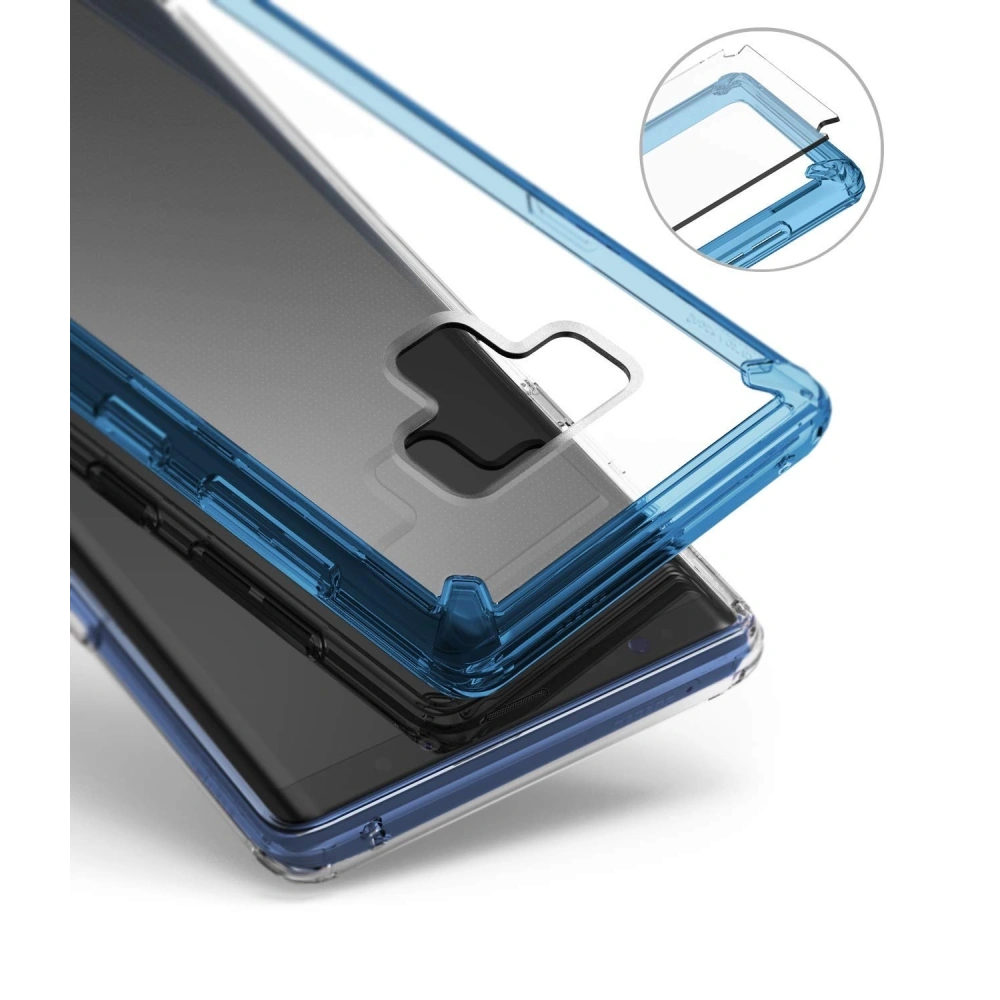 Hurtownia GSM - Case Ringke Fusion Samsung Galaxy Note 9 Aqua Blau - RGK734BLU - {ean13} - Hurt