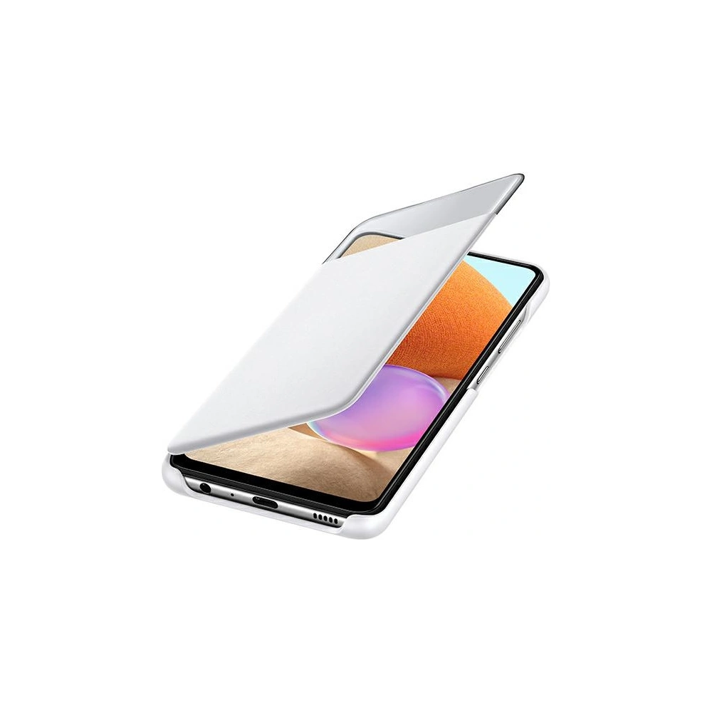 Hurtownia GSM - Etui Samsung Galaxy A32 LTE EF-EA325PW bílý/white S View Wallet Cover - SMG403WHT - {ean13} - Hurt