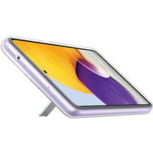 Wholesale Samsung EF-JA725CT A72 A725 Transparent Clear Standing Cover - SMG404CL - {ean13} - Hurt