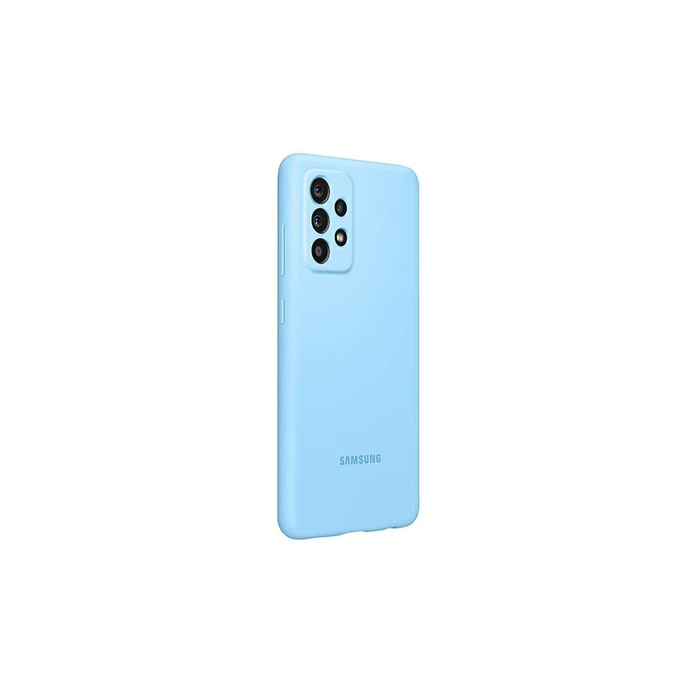 Hurtownia GSM - Etui Samsung Galaxy A52/A52s EF-PA525TL niebieski/blue Silicone Cover - SMG405BLU - {ean13} - Hurt