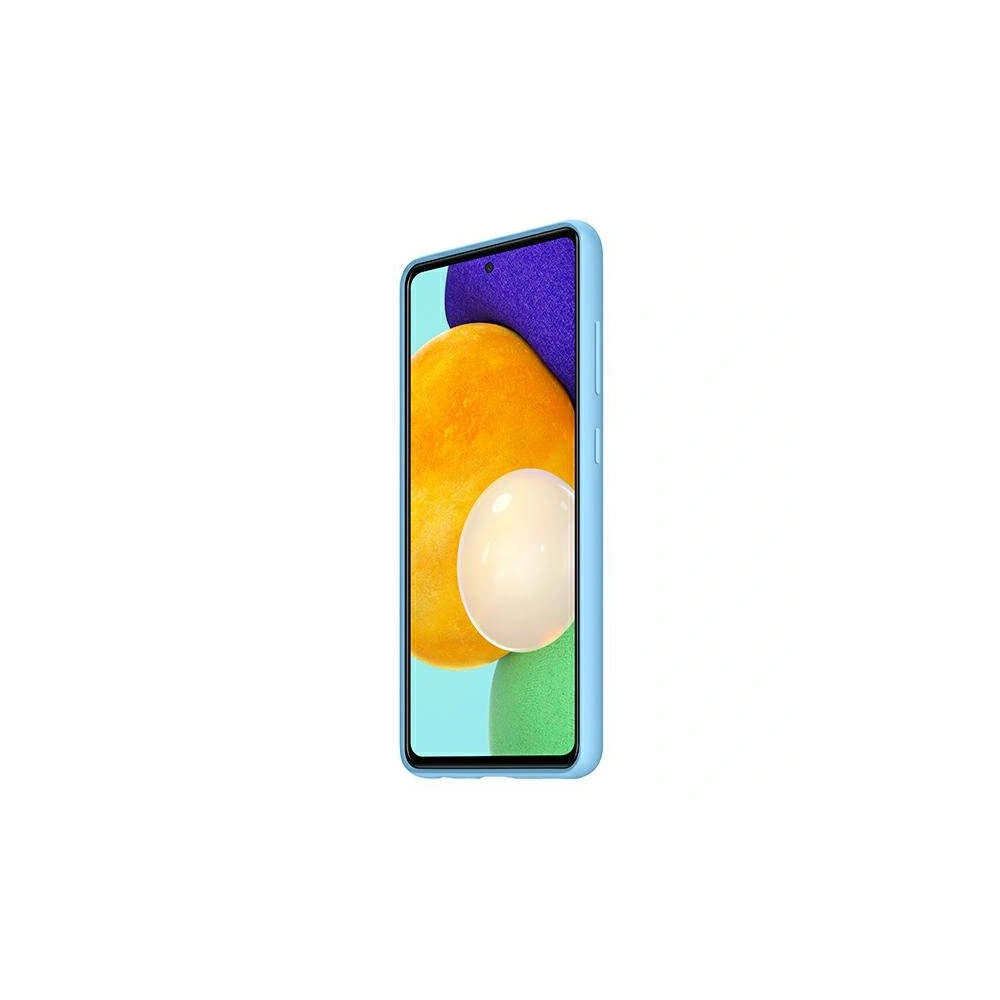 Hurtownia GSM - Etui Samsung Galaxy A52/A52s EF-PA525TL niebieski/blue Silicone Cover - SMG405BLU - {ean13} - Hurt