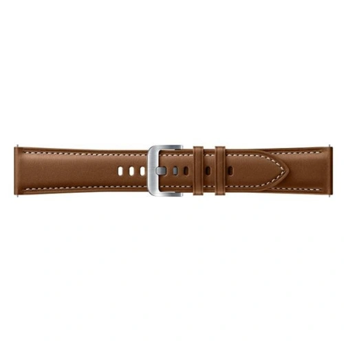 Pasek Samsung Galaxy Watch 22mm ET-SLR84LAEGEU Stitch Leather brązowy/brown