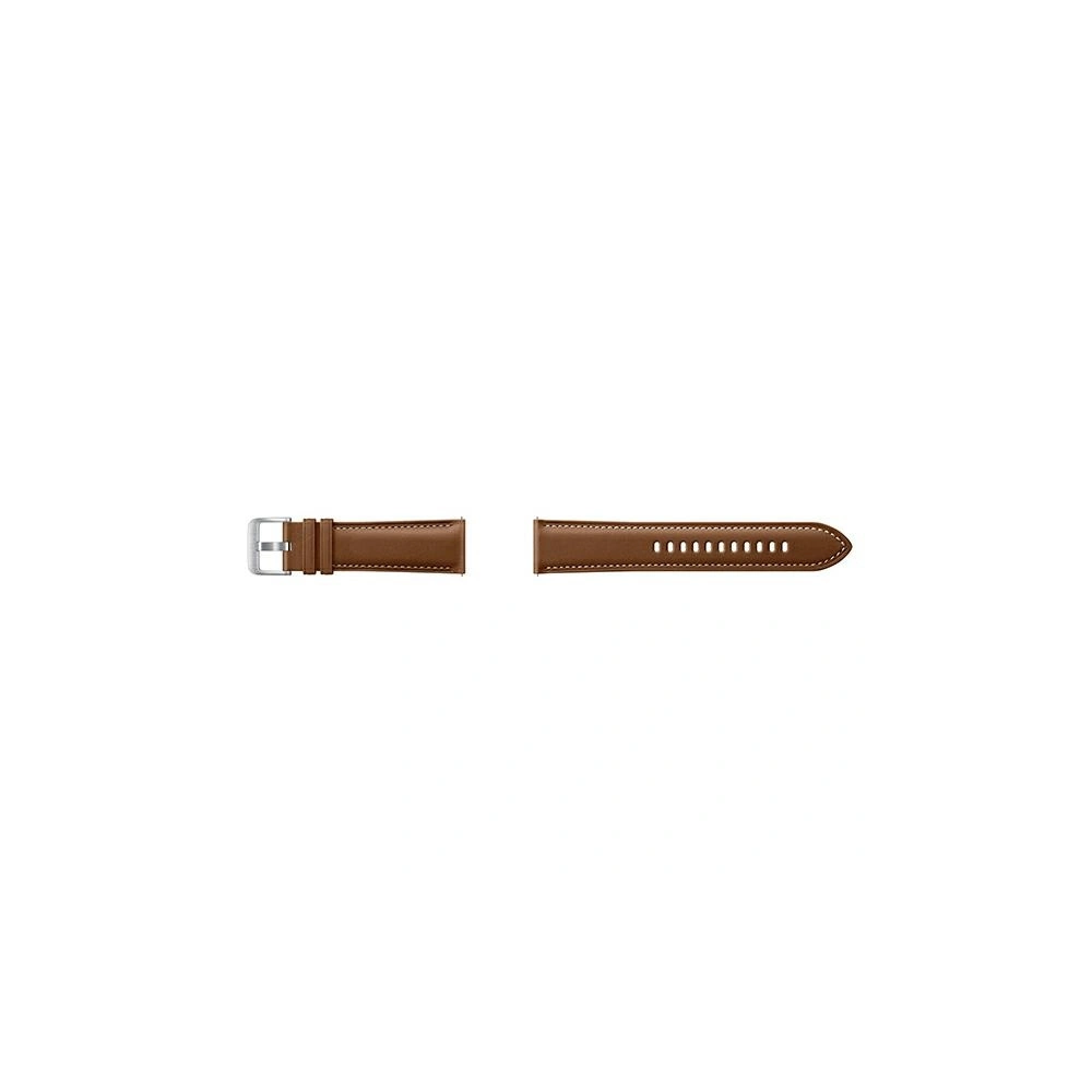 Hurtownia GSM - Pasek Samsung Galaxy Watch 22mm ET-SLR84LAEGEU Stitch Leather hnědý/brown - SMG415BR - {ean13} - Hurt