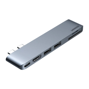 Adapter 6 w 2 UGREEN CM380 Hub USB-C Apple MacBook Air/Pro