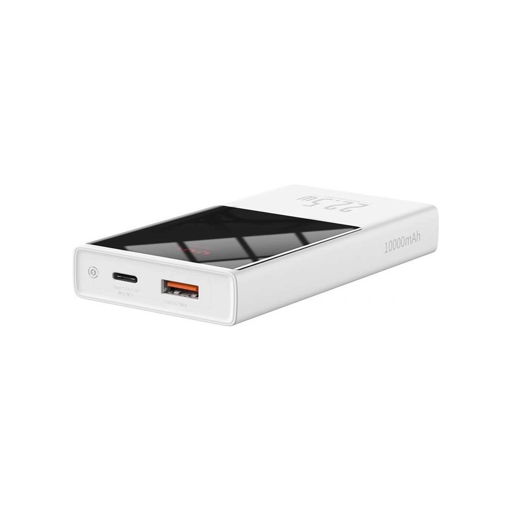 Wholesale Powerbank Baseus Super Mini, 10000mAh, USB + USB-C, SCP, QC 3.0, PD, 22.5W (white) - BSU2677WHT - {ean13} - Hurt