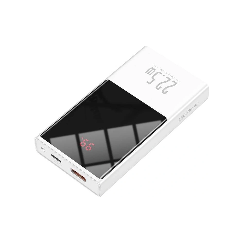Wholesale Powerbank Baseus Super Mini, 10000mAh, USB + USB-C, SCP, QC 3.0, PD, 22.5W (white) - BSU2677WHT - {ean13} - Hurt