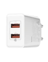 Hurtownia GSM - Szybka ładowarka sieciowa Baseus Speed Mini 2xUSB QC 3.0 18W (biała) - BSU1650WHT - {ean13} - Hurt