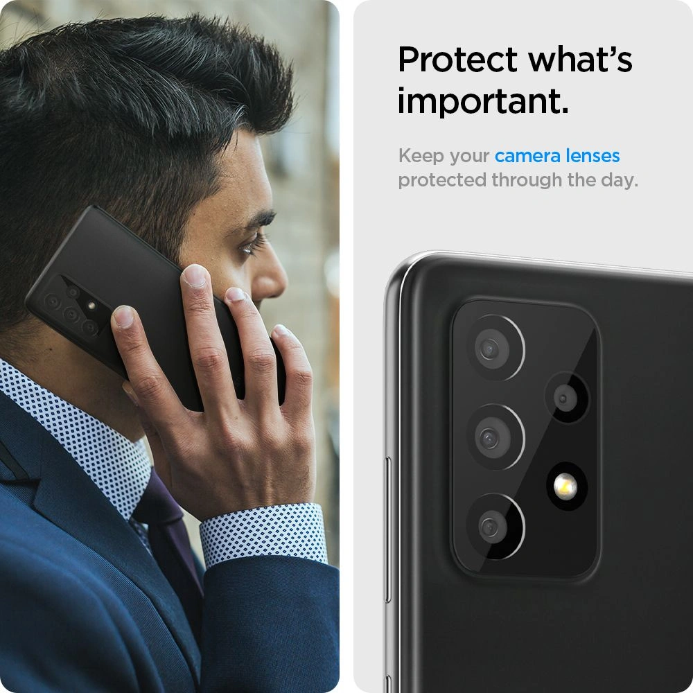Wholesale Spigen Optik Camera Lens Samsung Galaxy A72 Black - SPN1608BLK - {ean13} - Hurt