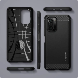 Hurtownia GSM - Etui Spigen Rugged Armor Xiaomi Mi 11i/POCO F3 Matte Black - SPN1609BLK - {ean13} - Hurt