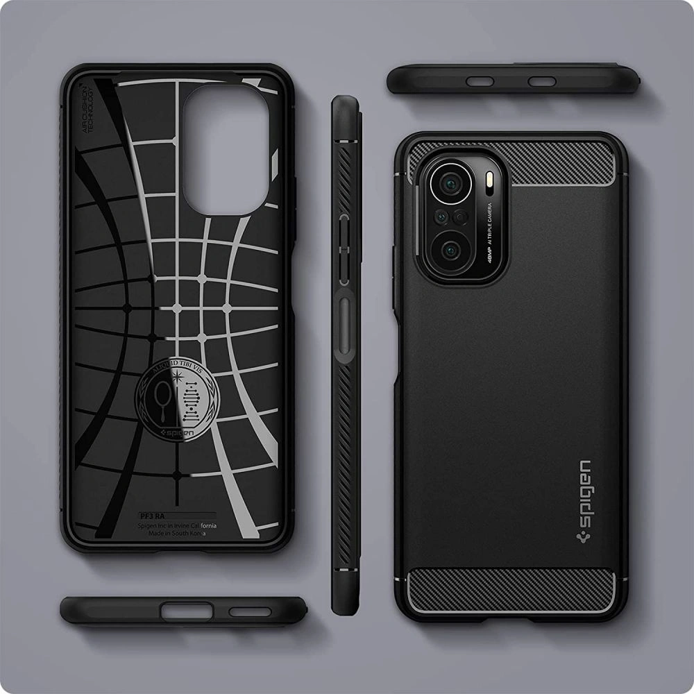 Hurtownia GSM - Etui Spigen Rugged Armor Xiaomi Mi 11i/POCO F3 matně černé - SPN1609BLK - {ean13} - Hurt