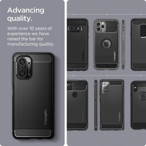 Hurtownia GSM - Etui Spigen Rugged Armor Xiaomi Mi 11i/POCO F3 Matte Black - SPN1609BLK - {ean13} - Hurt