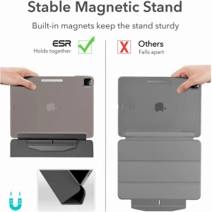 Hurtownia GSM - Etui ESR Ascend Trifold Apple iPad Pro 12.9 2021 (5. generacji) Grey + Szkło hartowane - ESR311GRY - {ean13} - Hurt