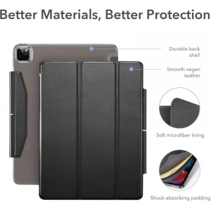 Hurtownia GSM - Etui ESR Ascend Trifold Apple iPad Pro 12.9 2021 (5. generace) černé + tvrzené sklo - ESR312GRY - {ean13} - Hurt