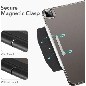 Wholesale ESR Ascend Trifold & Tempered Glass Apple iPad Pro 12.9 2021 Black - ESR312GRY - {ean13} - Hurt