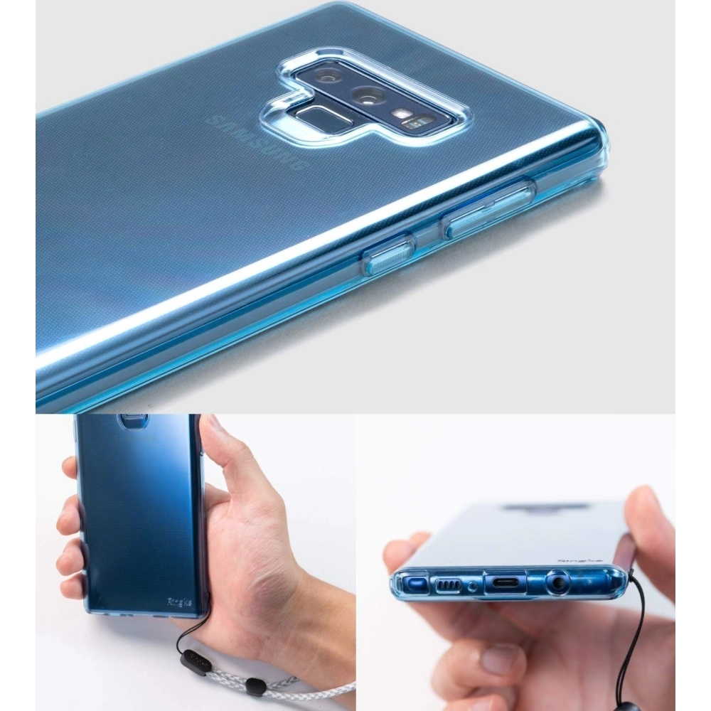 Hurtownia GSM - Etui Ringke Air Samsung Galaxy Note 9 Aqua Blue - RGK735BLU - {ean13} - Hurt
