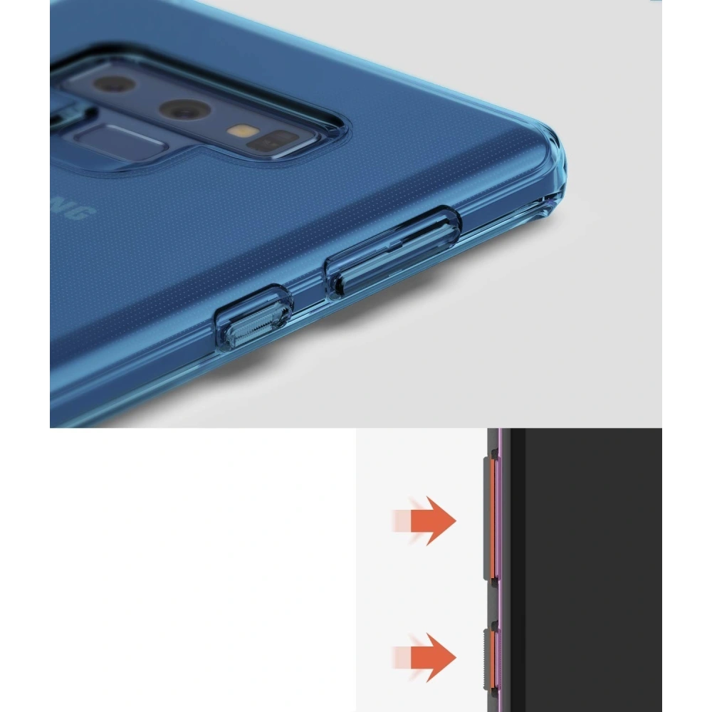 Hurtownia GSM - Etui Ringke Air Samsung Galaxy Note 9 Aqua Blue - RGK735BLU - {ean13} - Hurt