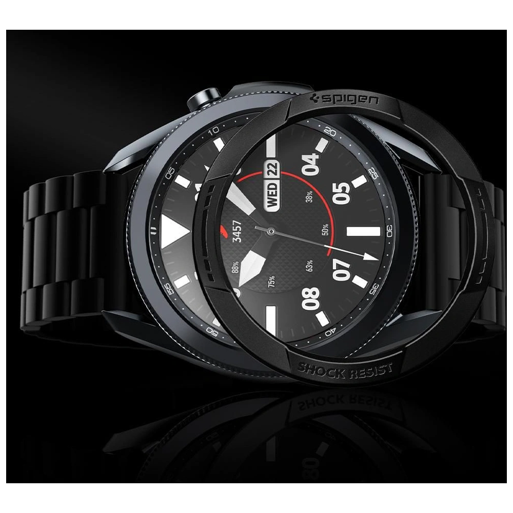 Hurtownia GSM - Nakládka Spigen Chrono Shield Samsung Galaxy Watch 3 45mm černá - SPN1610BLK - {ean13} - Hurt