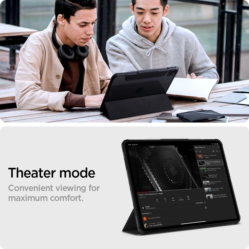 Hurtownia GSM - Etui Spigen Ultra Hybrid Pro Apple iPad Pro 11 2020/2021 (2. a 3. generace) Černé - SPN1612BLK - {ean13} - Hurt