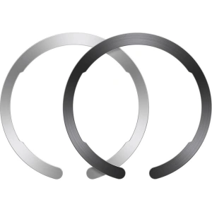 Magnetické kroužky ESR Halolock MagSafe Universal Magnetic Ring Black & Silver