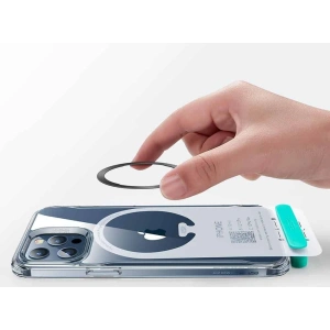 Magnetické kroužky ESR Halolock MagSafe Universal Magnetic Ring Black & Silver