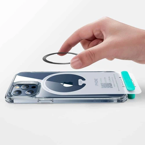 Magnetyczne pierścienie ESR Halolock MagSafe Universal Magnetic Ring Black & Silver