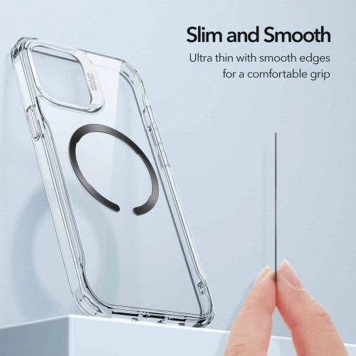 Magnetyczne pierścienie ESR Halolock MagSafe Universal Magnetic Ring Black & Silver