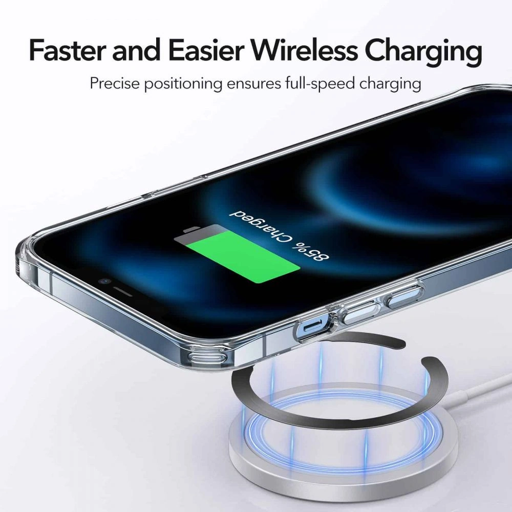 Wholesale ESR Halolock MagSafe Universal Magnetic Ring Black & Silver - ESR313 - {ean13} - Hurt