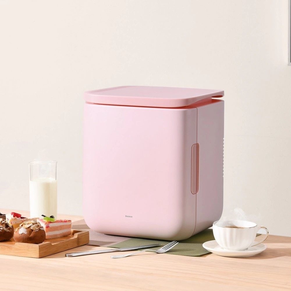 Hurtownia GSM - Mini lednice Baseus Igloo s funkcí ohřevu, 6L, 230V (růžová) - BSU2680PNK - {ean13} - Hurt