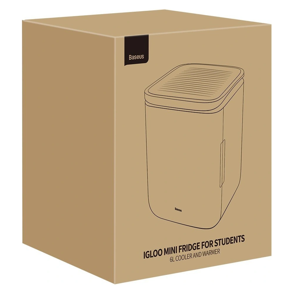 Hurtownia GSM - Mini lednice Baseus Igloo s funkcí ohřevu, 6L, 230V (růžová) - BSU2680PNK - {ean13} - Hurt